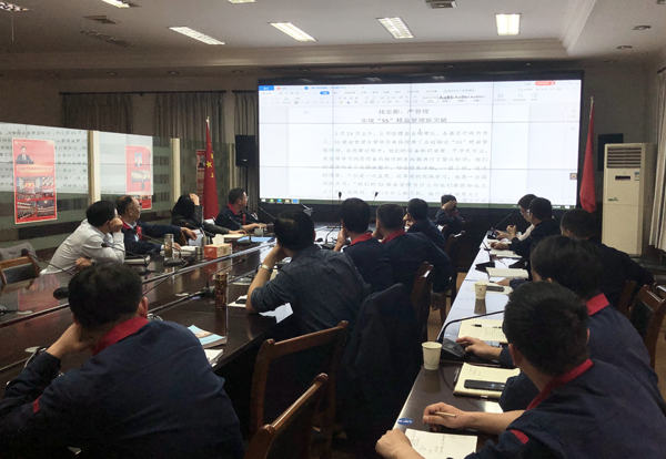 公司召开金冠选矿5S管理观摩交流会